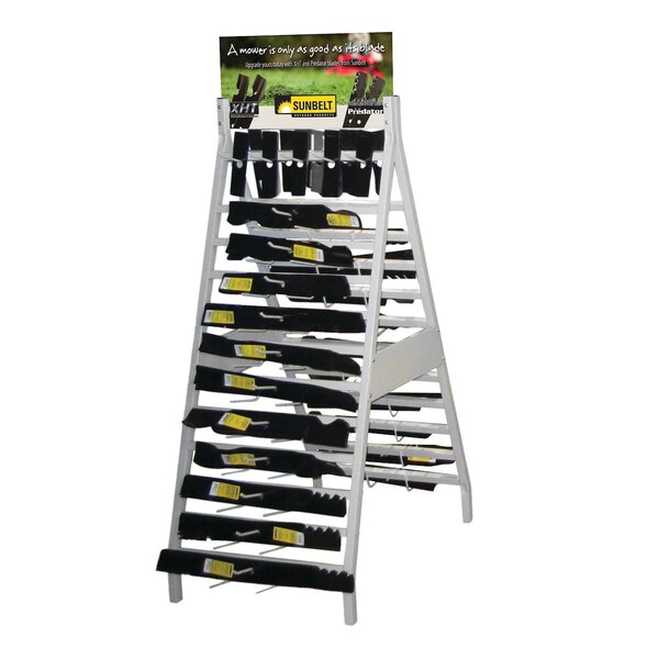 Blade Display Rack, A-Frame 61.25" x8" x25.75"